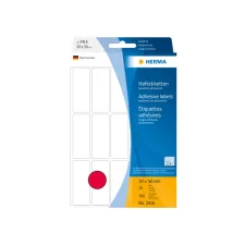 Etiket HERMA 2416 20x50mm fluor rood 360 etiketten