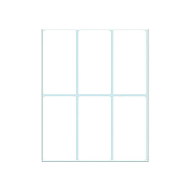 Etiket HERMA 2480 34x67mm wit 192 stuks
