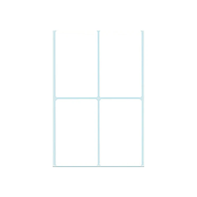Etiket HERMA 2490 52x82mm wit 128 stuks