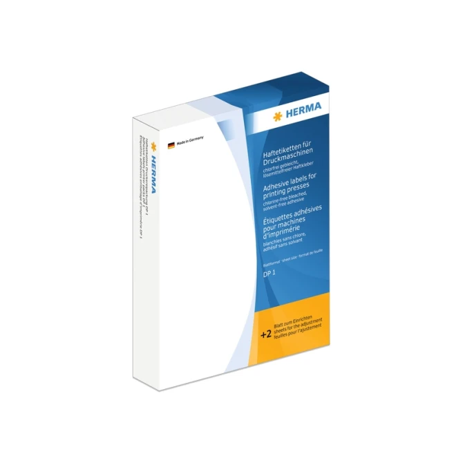 Etiket HERMA 2730 tbv drukmachines DP1 rond 16mm wit 10000 etiketten