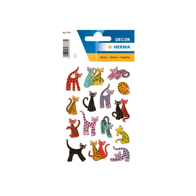 Etiket HERMA 3337 abstracte katten