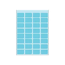 Etiket HERMA 3643 12x19mm blauw 160stuks