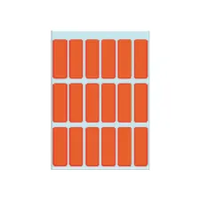 Etiket HERMA 3652 12x34mm rood 90 stuks