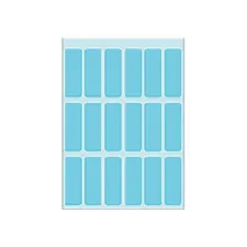 Etiket HERMA 3653 12x34mm blauw 90 stuks