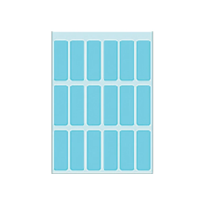 Etiket HERMA 3653 12x34mm blauw 90 stuks