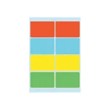 Etiket HERMA 3681 26x40mm assorti 40stuks