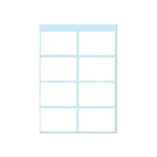 Etiket HERMA 3690 26x40mm wit 56 stuks