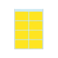 Etiket HERMA 3691 26x40mm geel 40 stuks