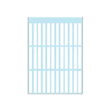 Etiket HERMA 3735 5x35mm wit 252 stuks