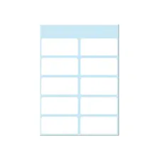 Etiket HERMA 3738 19x40mm wit 70 stuks