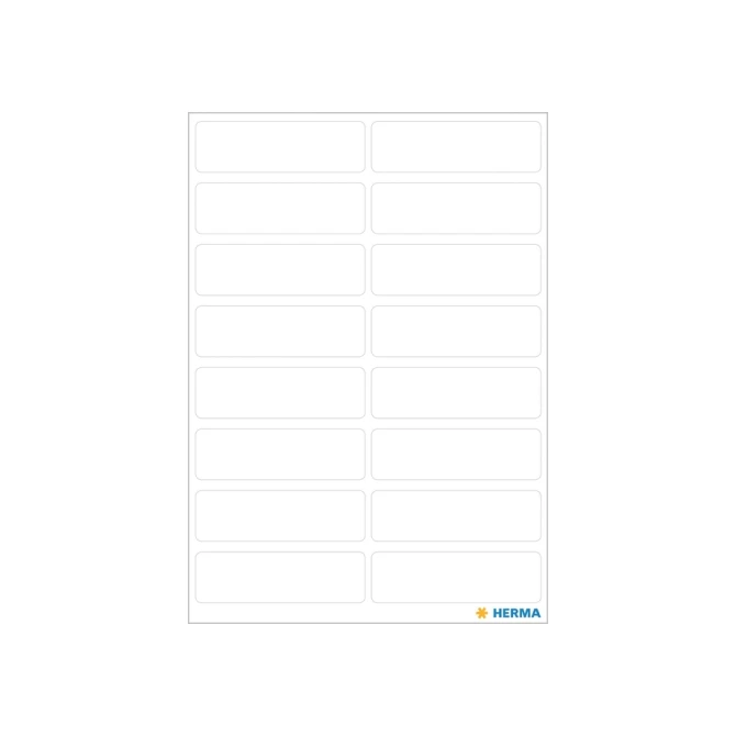 Etiket HERMA 3739 13x40mm wit 112 stuks
