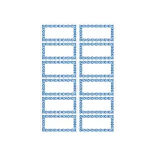 Etiket HERMA 3742 keuken blauw