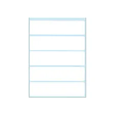 Etiket HERMA 3750 21x80mm wit 35 stuks