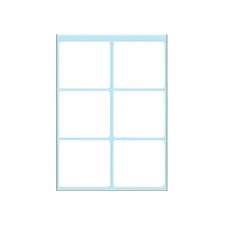 Etiket HERMA 3753 36x40mm wit 42 stuks