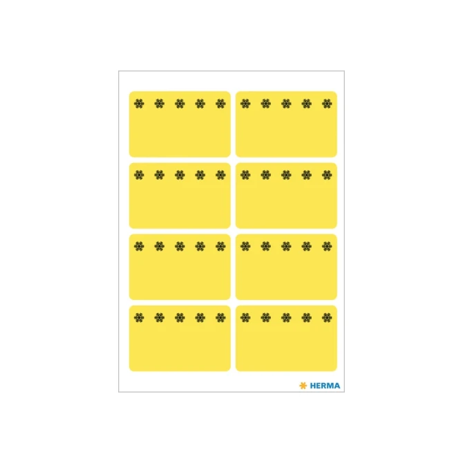 Etiket HERMA 3771 26x40mm diepvries geel 48stuks