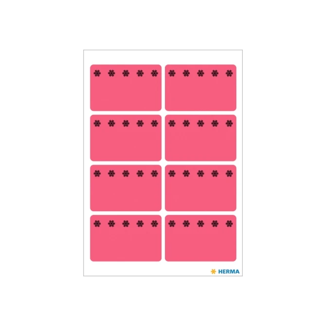 Etiket HERMA 3772 26x40mm diepvries rood 48stuks