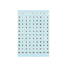 Etiket HERMA 4128 8mm getallen 1-540 540stuks