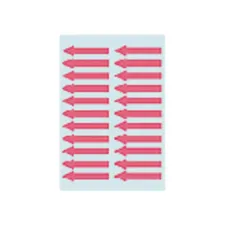 Etiket HERMA 4143 38x7mm pijl rood 88stuks