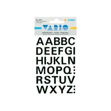 Etiket HERMA 4163 15mm letters A-Z zwart
