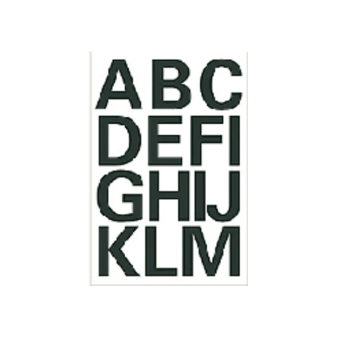 Etiket HERMA 4167 25mm letters A-Z zwart