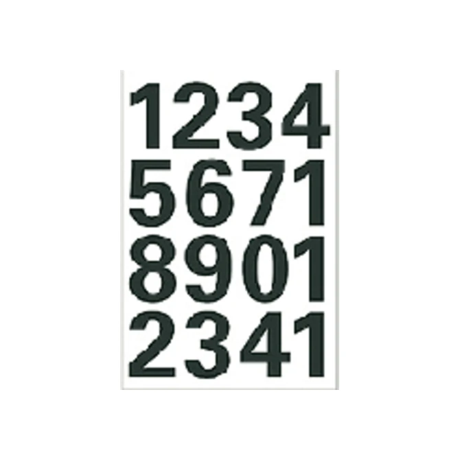 Etiket HERMA 4168 25mm getallen 0-9 zwart