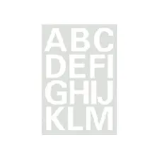 Etiket HERMA 4169 25mm letters A-Z wit