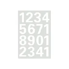 Etiket HERMA 4170 25mm getallen 0-9 wit