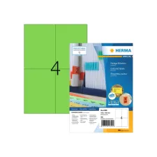 Etiket HERMA 4399 105x148mm A6 groen 400stuks