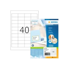 Etiket HERMA 4474 48.5x25.4mm premium wit 4000stuks