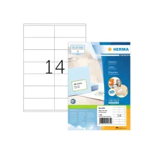 Etiket HERMA 4475 105x41mm premium wit 1400stuks