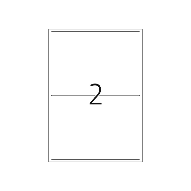 Etiket HERMA 4519 199.6x143.5mm acetaatzijde wit