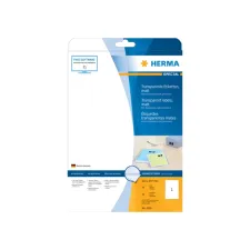 Etiket HERMA 4585 210x297mm weerbestendig transparant mat 10stuks