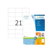 Etiket HERMA 4616 70x42.3mm premium wit 4200stuks