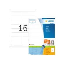 Etiket HERMA 4619 97x33.8mm premium wit 3200stuks