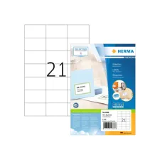 Etiket HERMA 4668 70x42.3mm premium wit 2100 etiketten