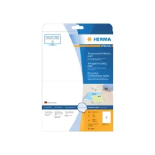 Etiket HERMA 4683 210X148mm transparant mat 50 etiketten