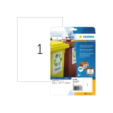 Etiket HERMA 4866 210x297mm weerbestendig wit 10stuks