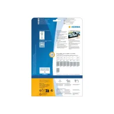 Etiket HERMA 4915 199.6X143.5mm glossy wit 50 etiketten