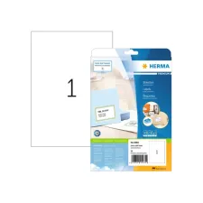 Etiket HERMA 5065 210x297mm A4 premium wit 25stuks