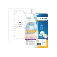 Etiket HERMA 5115 CD 116mm wit 50 stuks