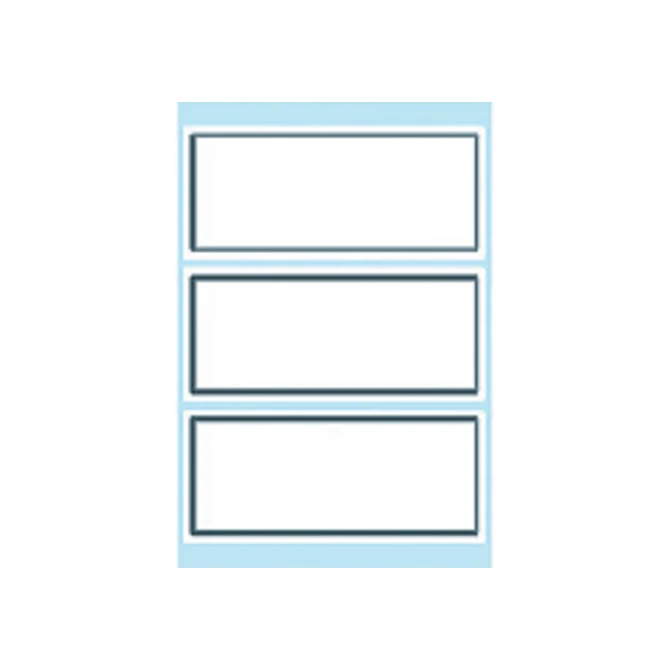 Etiket HERMA 5711 36x80mm schrift grijs kader 18stuks