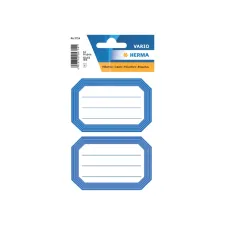 Etiket HERMA 5714 82x55mm schrift blauwe rand 12stuks