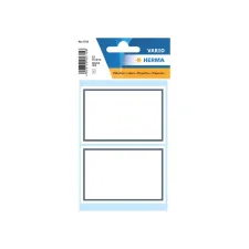 Etiket HERMA 5715 53x80mm schrift grijs kader 12stuks