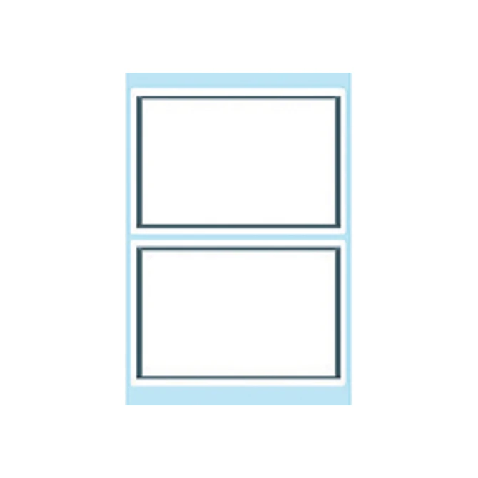 Etiket HERMA 5715 53x80mm schrift grijs kader 12stuks