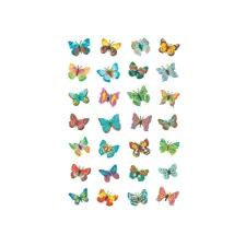 Etiket HERMA 6819 vlinder glitter folie