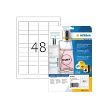 Etiket HERMA 8016 45.7x21.2mm transparant 1200 etiketten