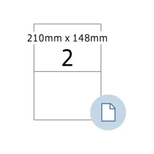 Etiket HERMA 8402 A4 EXPR 500 210x148mm wit 1000 stuks