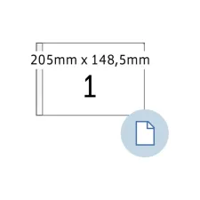 Etiket HERMA 8493 A5 EXPR 1.000 205x148.5mm wit 1000 stuks