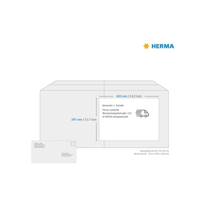 Etiket HERMA 8692 A3 420X297mm 100 etiketten