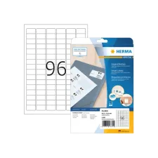 Etiket HERMA 8832 30.5x16.9mm mat wit 2400stuks